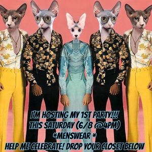 🕺MENSWEAR🕺Posh Party this Saturday 6/8/19 @4pm!